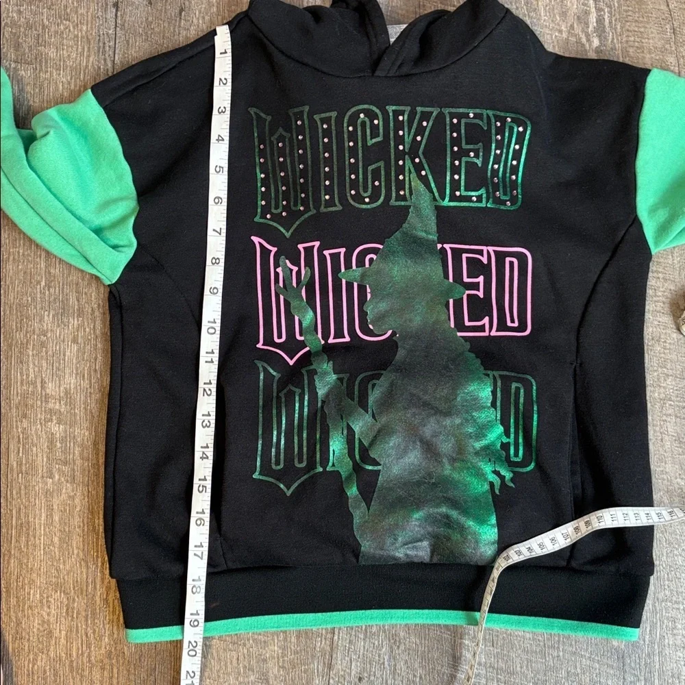 Wicked Black Hoodie Jogger Sweatpants Set size L (10/12)